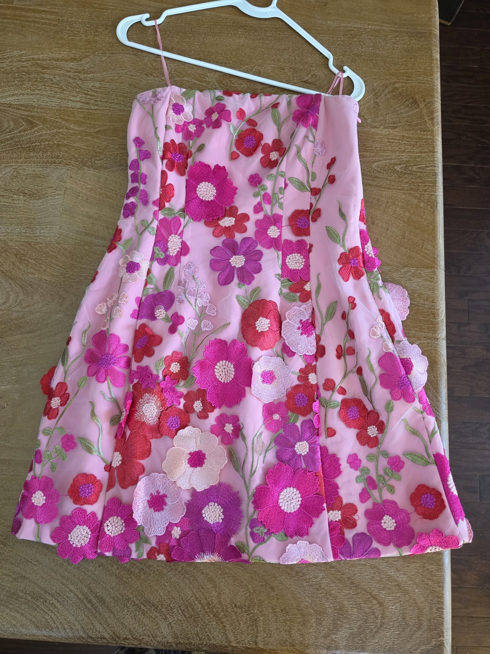 Vici Celestial Bloom Floral Strapless Mini Dress - Picture 4 of 7